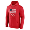 Team USA 2024 Olympics Fanatics Primary Logo Pullover Fleece Hoodie