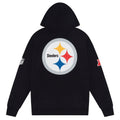 OVO x NFL Black Pittsburgh Steelers OG Owl Pullover Hoodie
