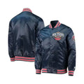 New Orleans Pelicans Starter Blu Satin Jacket