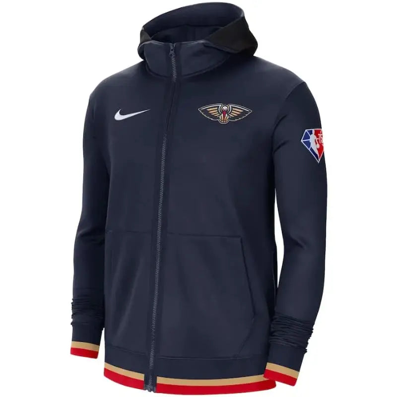 New Orleans Pelicans Warm Up Blue Jacket