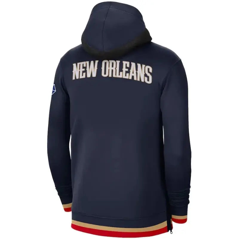 New Orleans Pelicans Warm Up Blue Jacket