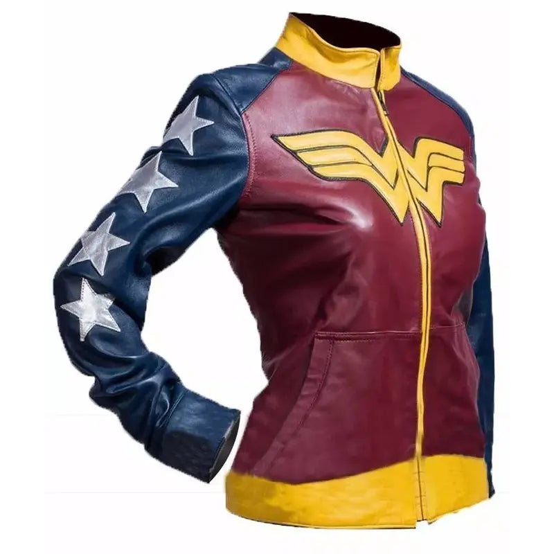 Wonder Woman Costume Princess Diana Leather Jacket