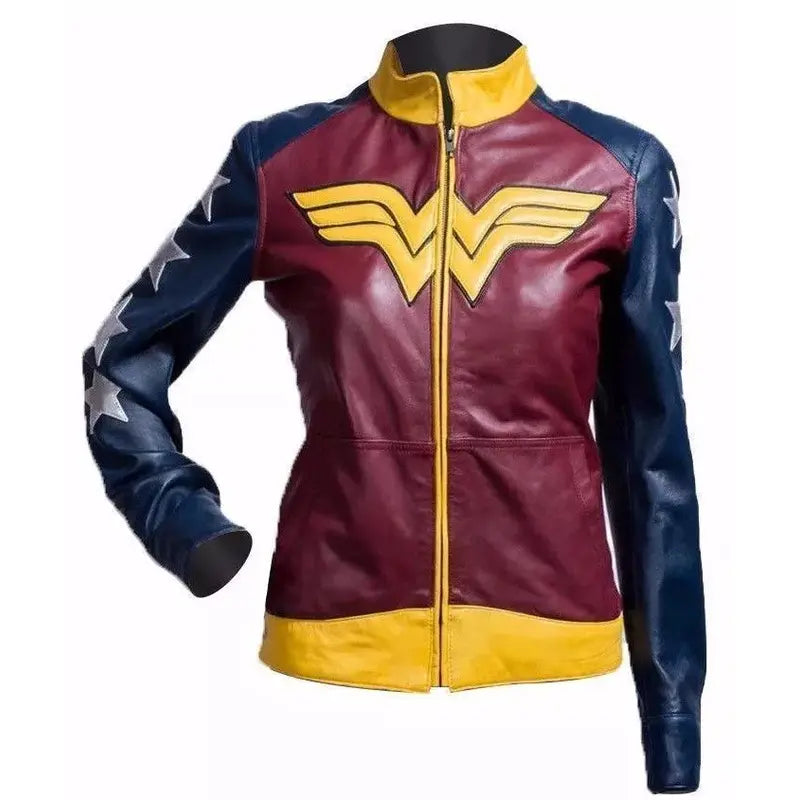 Wonder Woman Costume Princess Diana Leather Jacket