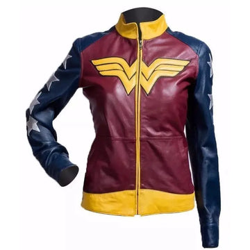 Wonder Woman Costume Princess Diana Leather Jacket